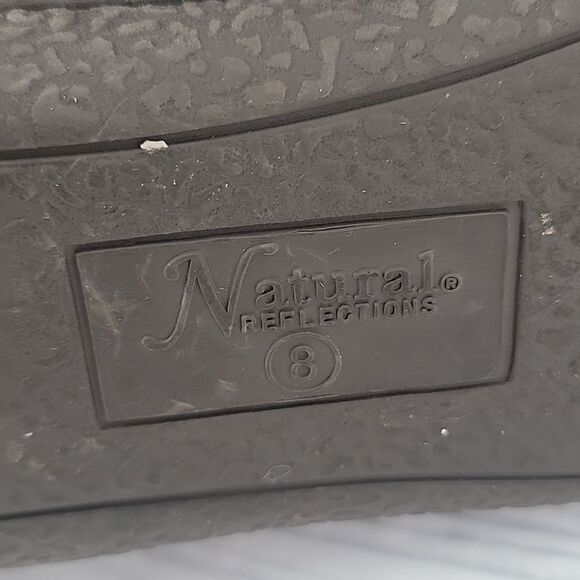 Natural Reflections Cozy Brown Fur-Lined Ankle Bootie Slippers Womens Size 8 - Picture 7 of 9